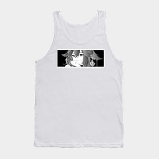 Yae Miko Black and White Tank Top